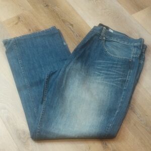 Rocawear Blue Straight Jeans with Faded Indigo Style No Sz Check In Photo Measur